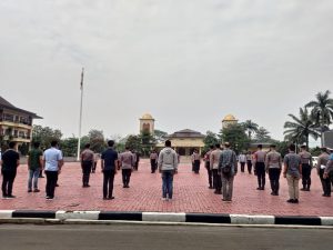 Bidpropam Polda Banten Awasi Kegiatan Serah Terima Tugas Piket di Polda Banten