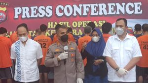 54 Penjahat Jalanan Diringkus Polda Banten Dalam Operasi Jaran Maung 2022