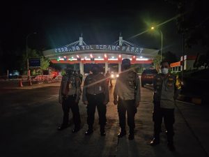 Antisipasi Gangguan Kamtibmas di Jalur Mudik, Personel Ditpamobvit Polda Banten Lakukan Pengamanan