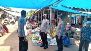 Patroli KRYD Di Pasar, Polisi Beri Himbauan Kamtibmas