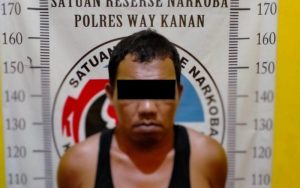 Polisi Ringkus Pelaku Diduga Edarkan Sabu di Kotabumi Way Kanan