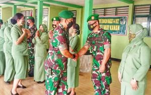 9 Prajurit TNI Naik Pangkat, Ini Pesan Dandim 0427/Way Kanan