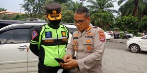 Pantau Arus Balik, Kabid Humas Polda Banten Bersama Kapolresta Serang Kota Tinjau Rest Area KM 68 