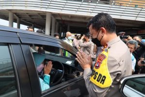 Kapolda Banten Cek Mobilitas Arus Balik di Pelabuhan Merak dan Jalur Tol Tangerang