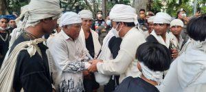 Sekda Al Muktabar Sambut Rombongan Seba Masyarakat Baduy