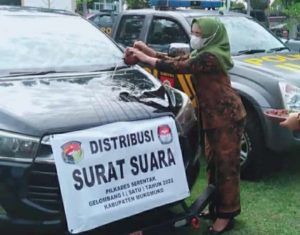 Dinas DPMD Mukomuko Distribusikan Logistik