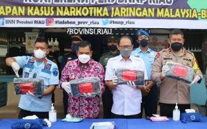 Tim Opsnal Batman BNPP Riau dan Bea Cukai Gagalkan Penyeludupan Shabu
