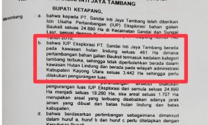 Terkait Klarifikasi Berita Masuk Hutan Lindung, PT CMI Tbk Terkesan Baca Berita Judulnya Saja