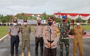 Kapolda Kalimantan Barat Pimpin Apel Gelar Pasukan Operasi Patuh Kapuas 2022