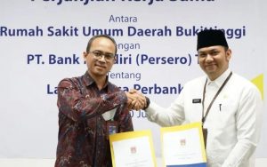 RSUD Bukittinggi MOU Bersama PT Bank Mandiri Guna Memudahkan Pelayanan Jasa 