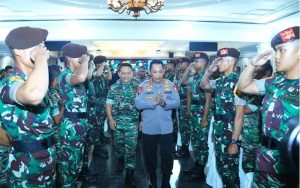 Dihadapan Dansat, Kapolri Tekankan Sinergitas TNI-Polri Harga Mati Demi Wujudkan Indonesia Emas 2045