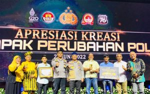Gelaran Kreasi Setapak Perubahan Polri, Riau Menyabet Juara I Kategori Lomba Film Pendek