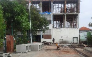 Proyek Pembangunan Gedung SDN Margarejo V Janggal, Dinas Pendidikan Tutup Mata
