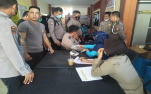 Sambut Hari Bhayangkara ke-76, Polres Kayong Utara Gelar Kegiatan Donor Darah