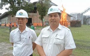 PTPN4 Unit Kebun dan PKS Gunung Bayu Lakukan Simulasi Kebakaran