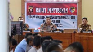 Hadiri Penutupan Giat Penyusunan Renbut Anggaran Belanja Modal T.A. 2024, Ini Arahan Kapolres Kapuas Hulu