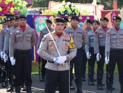 Dipimpin Presiden Jokowi, Polda Kalbar Ikuti Upacara Hari Bhayangkara Ke 76 Secara Virtual