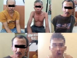 5 Pelaku Pencurian Hewan Kerbau Diciduk Satreskrim Polres Serang