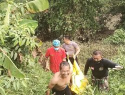 Polsek Balaraja Evakuasi Penemuan Mayat Tanpa identitas di Sungai Manceri Talagasari