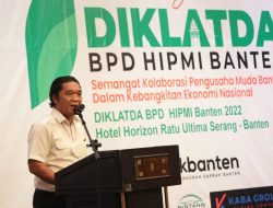 Hadiri Diklatda BPD HIPMI Banten, Al Muktabar Berpesan Untuk Terus Berkontribusi Dalam Pembangunan Daerah
