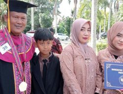 Abriansyah Wisuda Universitas Tanjungpura Pontianak Raih IPK 4