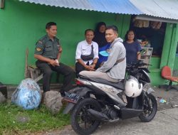 Babinsa Koramil 04/LL Jalin Silaturahmi Dengan Warga Binaan