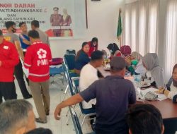 Kejari Mukomuko Serahkan Hasil Donor Darah ke-RSUD
