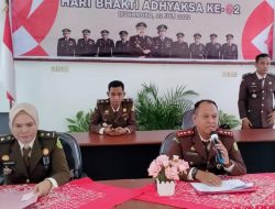 Kejari Mukomuko: Penangan Perkara Tindak Pidana Sesuai Petunjuk Jaksa Agung