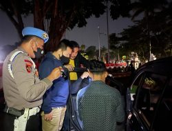 Jaga Kamtibmas, Ditreskrimum Polda Banten Patroli Malam di Pusat Keramaian Kota Serang