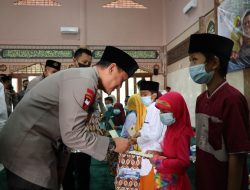 Dalam Rangka Menyambut Hari Raya Idul Yatama, Polda Banten Adakan Santunan Anak Yatim