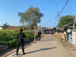 Satbrimob Polda Banten Laksanakan Sterilisasi Pengamanan Kunjungan RI 2 