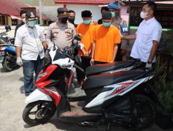 Polsek Kresek Bekuk 2 Pria Asal Pandeglang Karena Curi Motor Tukang Es Kelapa