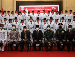 Polda Banten Hadiri Pengukuhan Anggota Paskibra dan Anggota 45