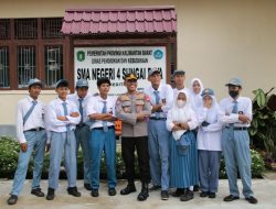 Ops Bina Karuna Kapuas II 2022 Lakukan Sosialisasi ke SMA Negeri 4 Sungai Raya