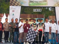 Kapolres Simalungun Turut Serta Menghadiri Pada Pelaksanaan Penutupan Even Danau Toba Rally 2022