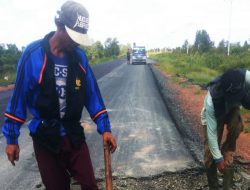 Peningkatan Jalan Kawasan Food Estate Dadahup, Diduga Asal-Asalan, Frans Sambung: Kasatker Kalteng II Segera Diganti