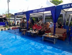 Koramil 01/PBU Kodim 0312/Padang Hadiri Peresmian Lapangan Serbaguna