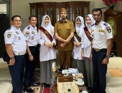 Wako Lepas Pelajar Pelopor Keselamatan Lalin Bukittinggi Menuju Nasional