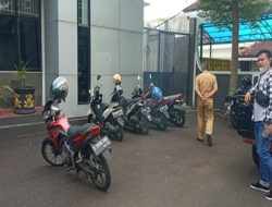 Viral Pencurian Sepeda Motor di Halaman Disdik Kabupaten Ciamis