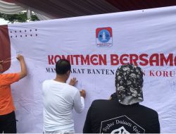 Masyarakat Kota Serang Tandatangani Komitmen Masyarakat Banten Melawan Korupsi
