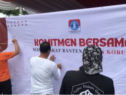 Masyarakat Kota Serang Tandatangani Komitmen Masyarakat Banten Melawan Korupsi