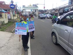 Hari Kedua Ops Zebra, Satlantas Polres Pandeglang Ajak Warga Tertib Lalulintas