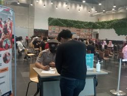 Ramai Pengunjung, BINDA DKI Jakarta Bekerjasama dengan AEON Mall Gelar Vaksinasi