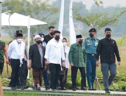 Pj Gubernur Al Muktabar Dampingi Wapres KH Ma’ruf Amin Meresmikan Agroeduwisata Guler Nature Farm