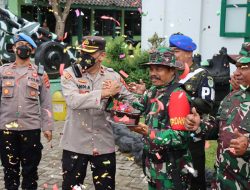 Polres Pandeglang Berikan Ucapan HUT TNI Ke-77