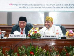 Hadiri HUT Ke-496 Kabupaten Serang, Pj Gubernur Banten Ajak Berkolaborasi Atasi Kemiskinan dan Stunting