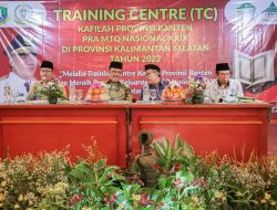 Pj Sekda: Kafilah Banten Serius Jalani Training Centre Pra MTQ XXIX Kalimantan Selatan 2022
