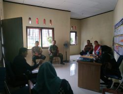 Babinsa-Bhabinkamtibmas Kelurahan Tanjuang Aua Hadiri Rapat Sosialisasi Padat Karya 