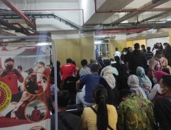 Ramai Pengunjung, BINDA DKI Jakarta Lakukan Vaksinasi