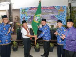 Lepas Kafilah MTQ Korpri Provinsi Banten, Pj Gubernur Al Muktabar: Kita Berikhtiar Bersama